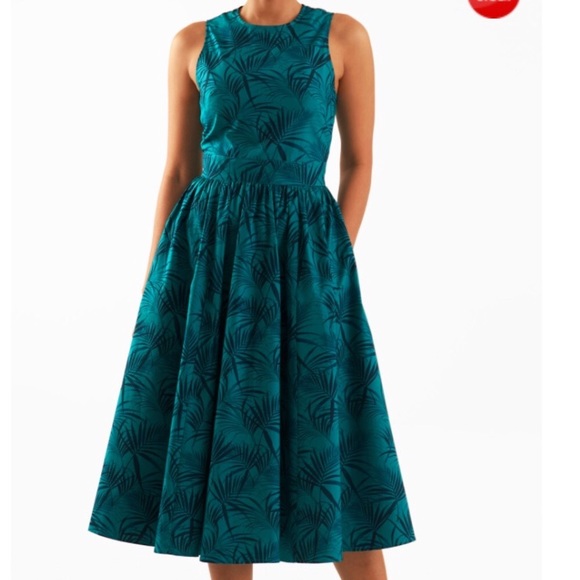 eshakti Dresses & Skirts - Eshakti Palm Print Dress